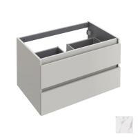 Тумба под раковину 80 см Jacob Delafon Parallel EB1703-NR4 белый мрамор