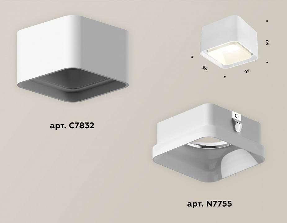 Накладной светильник Ambrella Light XS XS7832021