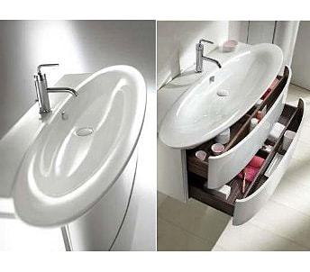 Тумба под раковину Jacob Delafon Presqu'Ile 83 EB1100-V13 Палисандр Шпон