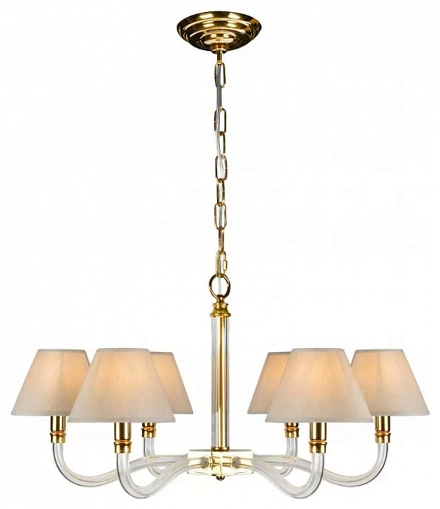 Подвесная люстра iLamp Amber YT2043-8 GD+Coffee