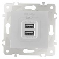 Розетка USB без рамки Arte Milano am-203 203.46-1.silver