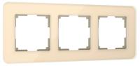 Рамка на 3 поста Werkel Elite (айвори стекло) W0032443