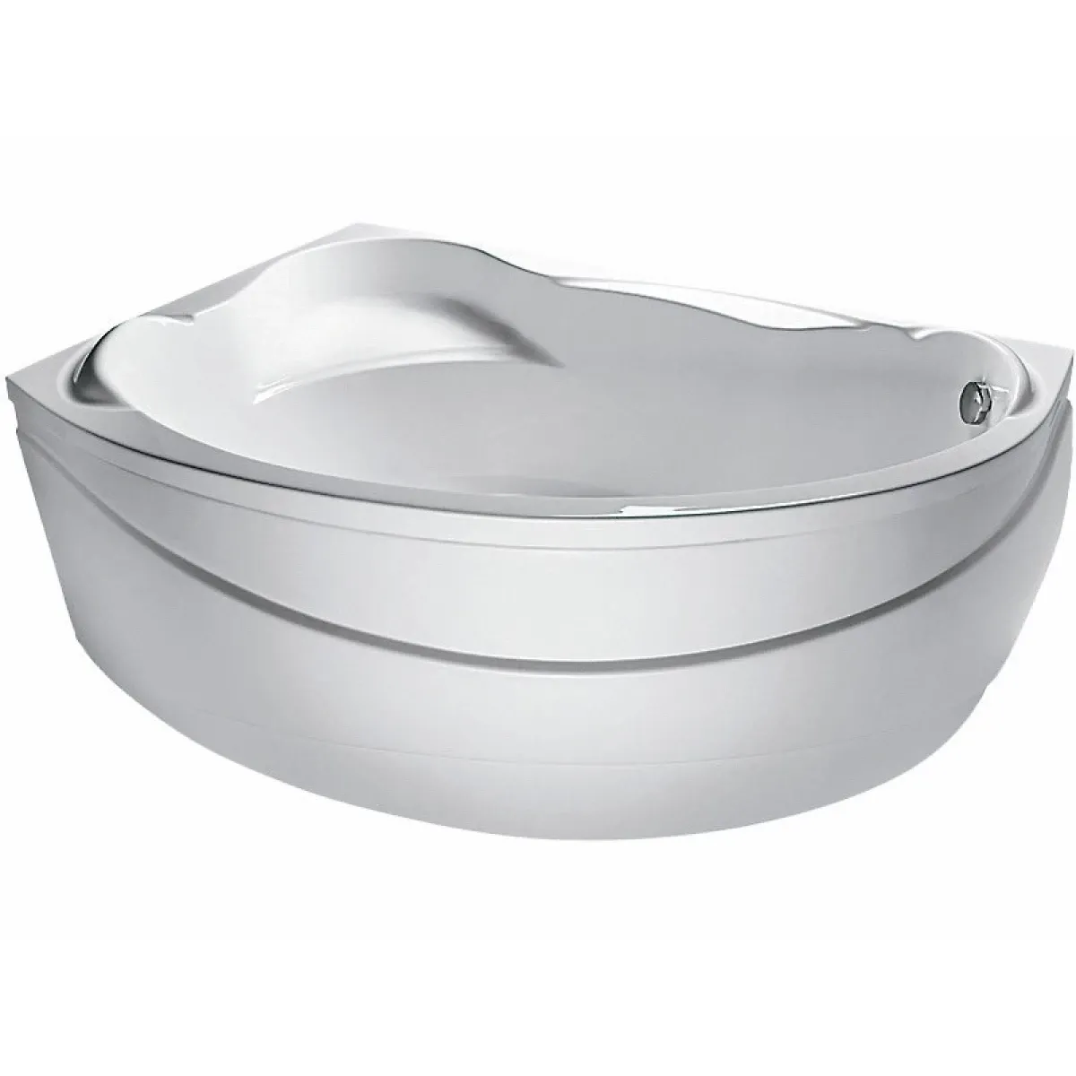 Акриловая ванна 150x105 см L 1Marka Catania 01кт1510л