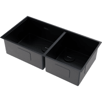 Кухонная мойка Omoikiri Taki 85-2-LB-U/IF Side 4997039 графит