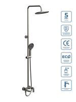 Душевая стойка со смесителем и изливом BelBagno MARINO-VSCM-GM