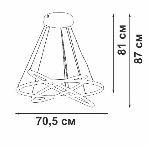 Подвесной светильник Vitaluce V2516DT V2516DT-8/3S
