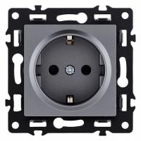 Розетка с заземлением, без рамки Kollinger Asthetik AS-014GY