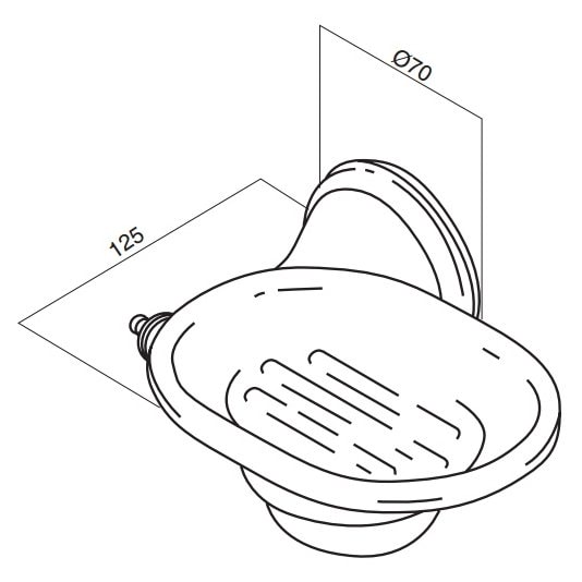 Мыльница AM.PM 5 O'Clock A2534201
