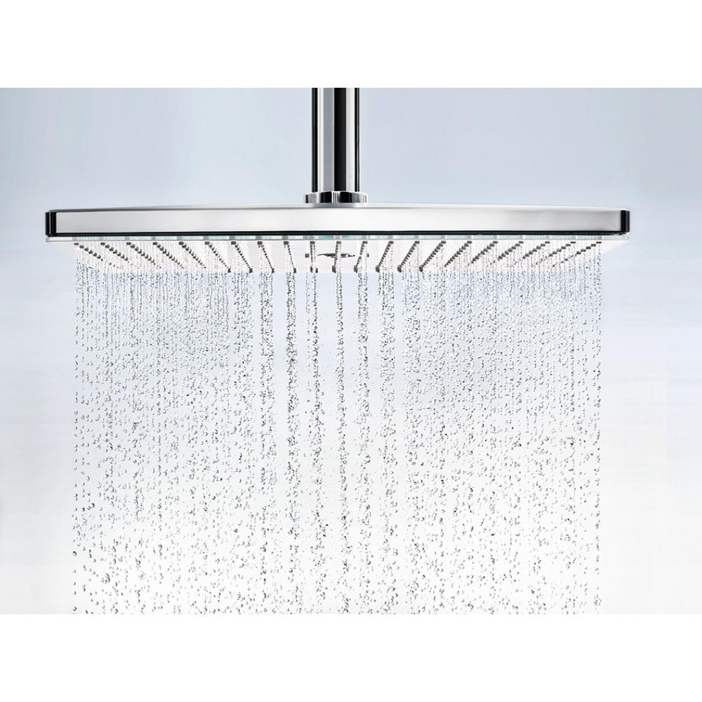 Верхний душ встраиваемый hansgrohe Rainmaker Select 460 2jet EcoSmart 24014400 белый/хром