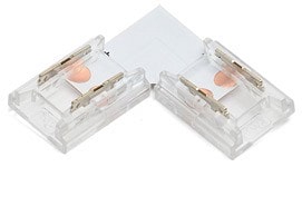 Соединитель лент угловой жесткий Wolta WLS-A-08