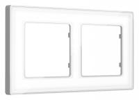 Рамка на 2 поста Ambrella Volt Arctic AF580132