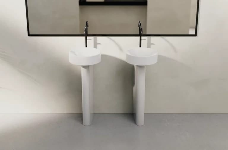 Раковина Bette Suno Pedestal 34 A250-000 VK2 с пьедесталом
