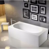 Ванна из литьевого мрамора Riho Madrid B124001105 180x86 см, отдельностоящая, белый