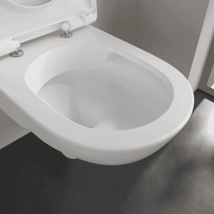 Подвесной унитаз Villeroy&Boch O.novo 5660HRR1 с сиденьем микролифт безободковый