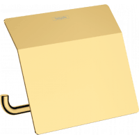 Держатель туалетной бумаги с крышкой hansgrohe AddStoris 41753990 полированное золото