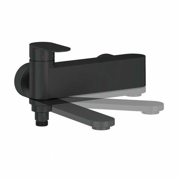 Смеситель для ванны Ravak Chrome II CR II 022.00BL X070463 черный