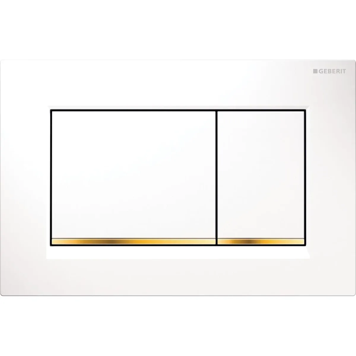 Инсталляция для унитаза Geberit Duofix Sigma 30 111.300.00.5 + 111.815.00.1 + 115.883.KK.1 с кнопкой смыва, белый/золотой/белый