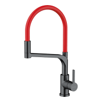 Смеситель для кухни Omoikiri Sinto 4994467 вороненая сталь