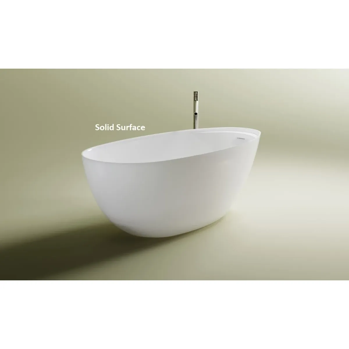 Ванна из литьевого мрамора Astra-Form Исида Solid Surface 01010093 170x80 см, отдельностоящая, белый матовый