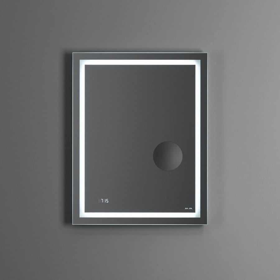 Зеркало с контурной Led-подсветкой AM.PM GEM 55 M91AMOX0553WG часами и косметическим зеркалом