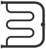 Полотенцесушитель водяной Сунержа Лира+ 500х500 15-4011-5050 муар темный титан (ре-64)