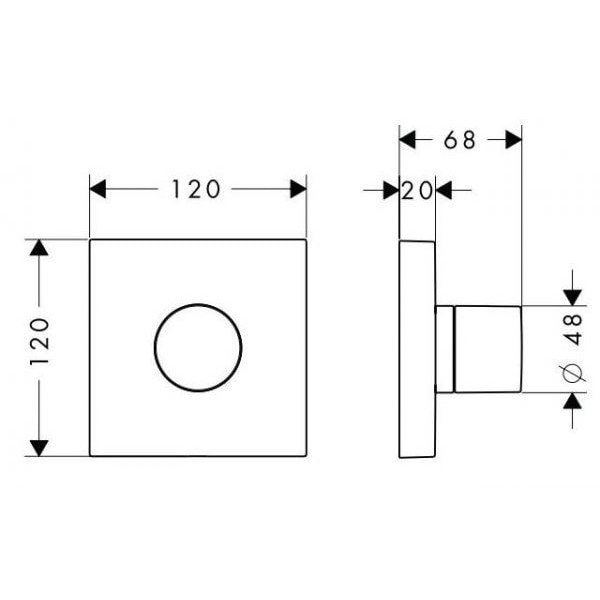 Переключатель потоков Axor ShowerCollection 10932000