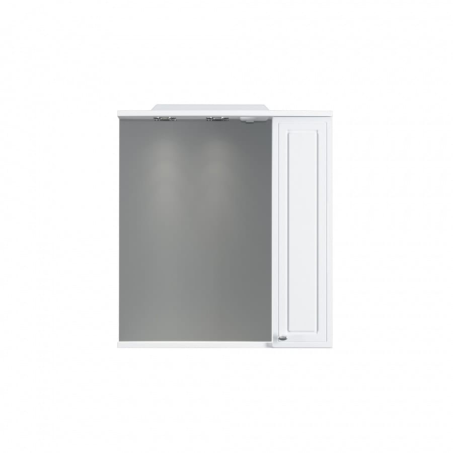 Шкаф зеркальный Damixa Palace One 65 (M41MPR0651WG) с подсветкой