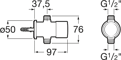Сливной механизм для писсуара Roca Sprint 5A9124C00
