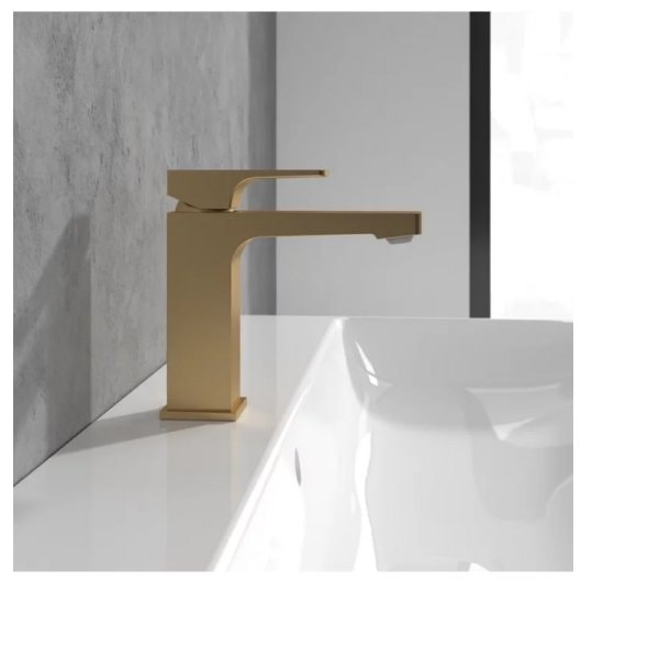Смеситель для раковины Villeroy&Boch Architectura Square TVW12500100076 золото