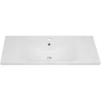 Раковина Misty Abby RCW-1403100WH 101x46,5 см, накладная, белый