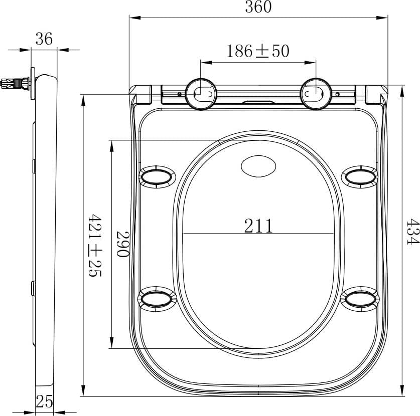 Крышка-сиденье для унитаза Allen Brau Infinity 4.21010.20 с микролифтом, белый