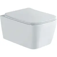 Унитаз подвесной Aquatek Либра AQ1148N-00 безободковый, с сиденьем микролифт, белый