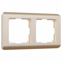 Рамка на 2 поста Werkel Stream (шампань) W0022111