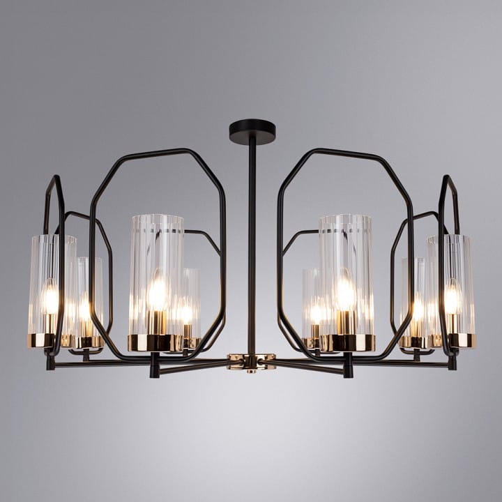Люстра на штанге Arte Lamp Celaeno A7004PL-8BK