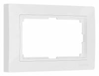 Рамка для двойной розетки Werkel Snabb basic (белый) W0082001