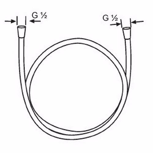 Шланг для душа hansgrohe Isiflex 28272000