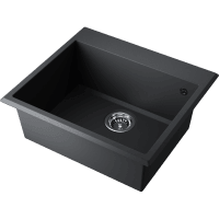 Кухонная мойка Omoikiri Tedori 57 4993980 черная матовая