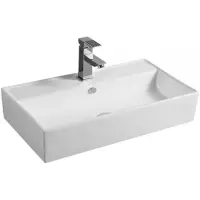 Раковина-чаша CeramaLux 7836 50,5x31,5 см, накладная, белый