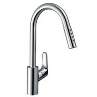 Смеситель для кухни hansgrohe Focus M41 240 2jet sBox 73880000 с вытяжным душем