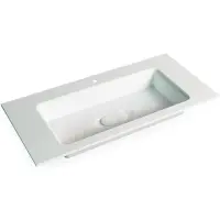 Раковина 97x45 см Jorno Modul Mol.08.100/W