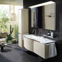 Тумба с раковиной Burgbad Yso 158 SFAD141 L F2184 C0001*1 аутентичный дуб