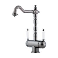 Смеситель для кухни Omoikiri Amagasaki-SI 4994045 античное серебро