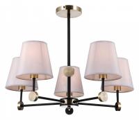 Люстра на штанге ILLUMICO CASTOR IL0394-5CSQ-24 BK AB CASTOR
