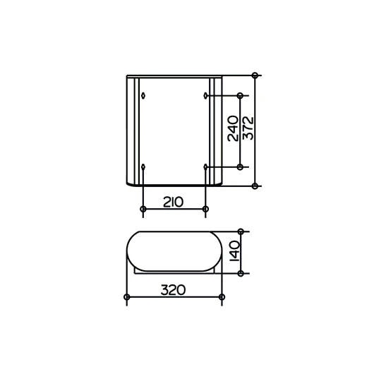 Дозатор бумажных полотенец Keuco Plan 14985010000