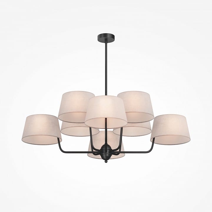 Люстра на штанге Maytoni Модесто MOD360PL-08B