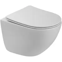 Унитаз подвесной BelBagno Amanda BB051CH-TOR-FC безободковый, торнадо, белый