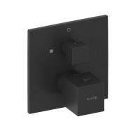 Термостатический смеситель для душа Kludi Decus 548853975 черный матовый