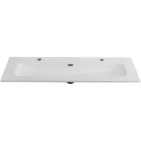 Раковина Cezares Eco CZR-8073-120-1-2 121x46 см, накладная, белый