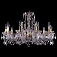 Подвесная люстра Bohemia Ivele Crystal 1402 1402/10/240/G/Leafs