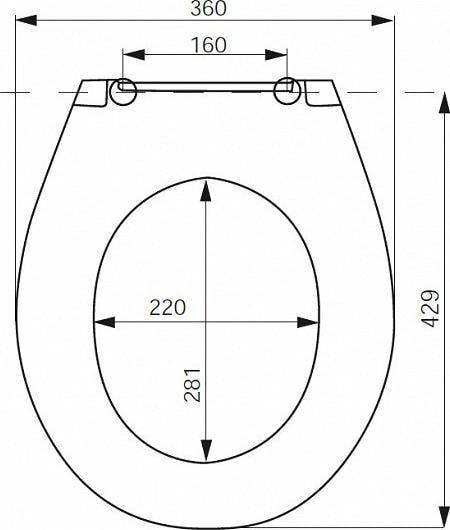 Крышка-сиденье для унитаза Iddis ID 139 Dp